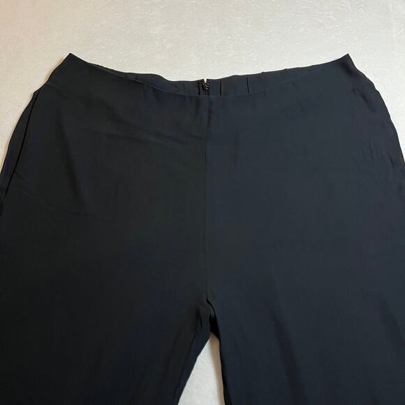 Soft Surroundings High Rise Wide Leg Pants Size 2X Classic Minimalist Office - Picture 3 of 13